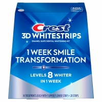 Отбеливающие полоски Crest 3DWhitestrips 1 Week Smile Transformation