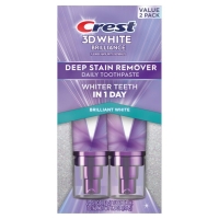 Отбеливающая зубная паста Crest 3D White Deep Stain Remover Brilliant White 