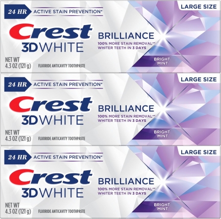 Відбілювальна зубна паста Crest 3D White Brilliance Bright Mint